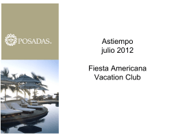Astiempo julio 2012 Fiesta Americana Vacation Club