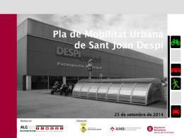 Pla de Mobilitat - Ajuntament de Sant Joan Despí