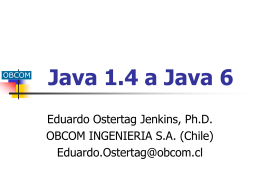 Java 1.4 a Java 6