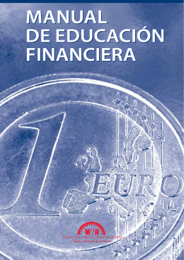 Manual de educación financiera. Publicado por la Fundación