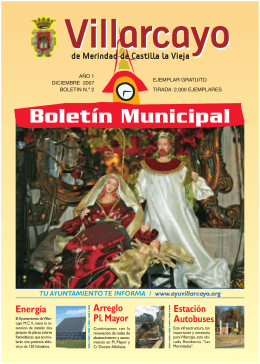 Boletin Villarcayo - Ayuntamiento de Villarcayo