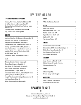 by the glass Spanish Flight