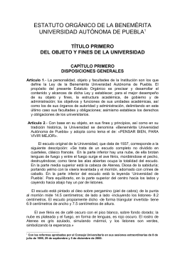 Estatuto Organico BUAP PDF