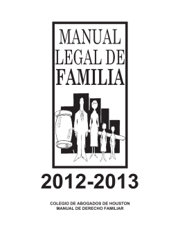 colegio de abogados de houston manual de derecho familiar