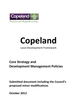 copeland local development framework