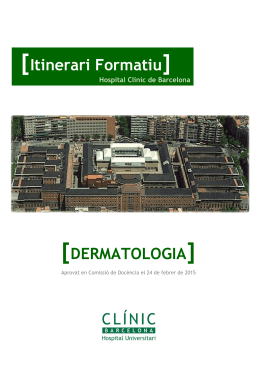 Dermatología - Hospital Clínic