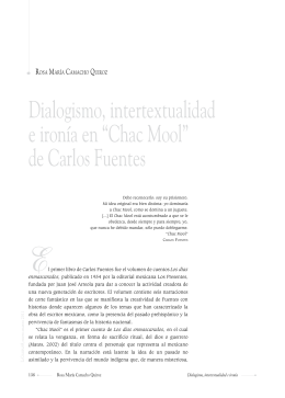 Dialogismo, intertextualidad e ironía en Chac Mool de Carlos Fuentes