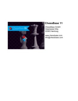 ChessBase 11 - Chess News, Chess Programs, Databases