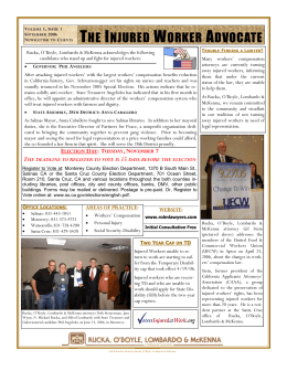 ROLM Newsletter Vol5 Sept06 EnglishSpanish