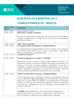 education uk exhibition 2015 charlas paralelas