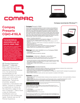Compaq Presario CQ43-416LA