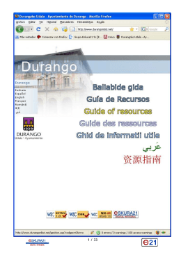 Durango eskuliburua - manual