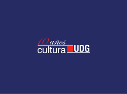 Untitled - Cultura UdG - Universidad de Guadalajara