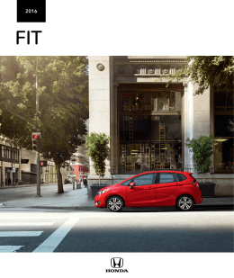 el folleto del Fit - de Honda Automobiles