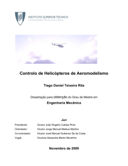 Controlo de Helicópteros de Aeromodelismo