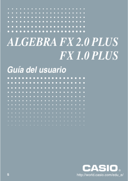 ALGEBRA FX 2.0 PLUS FX 1.0 PLUS - Support