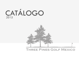 Gorras de Golf - Three Pines Golf Mexico