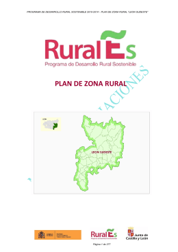 Plan de Zona LEON SUDESTE - Junta de Castilla y León