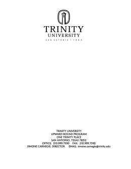 trinity university upward bound program one trinity place san antonio