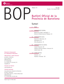 Butlletí Oficial de la Província de Barcelona