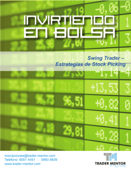 Swing Trader – Estrategias de Stock Picking