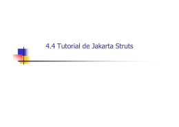Apartado 4.4: Tutorial de Jakarta Struts