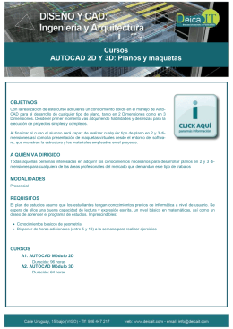 AutoCAD 2D y 3D. Planos y Maquetas pdf
