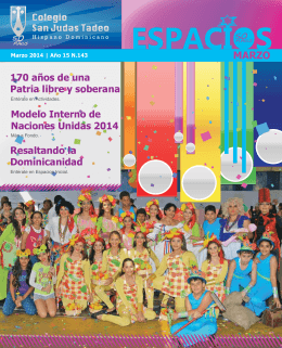 Marzo 2014 - Colegio San Judas Tadeo