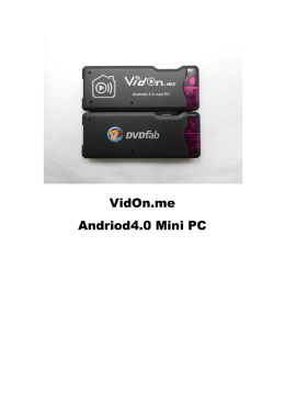 VidOn.me Andriod4.0 Mini PC