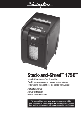 1650 Swingline 175X Shredder US Manual.indd