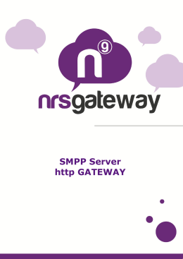 SMPP Server http GATEWAY