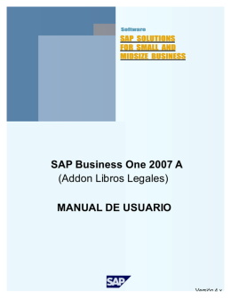 Libros Legales SAP Business One (Chile)