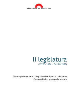 Legislatura 1984_1988 Volumen I
