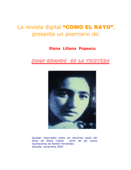 La revista digital “COMO EL RAYO”, presenta un poemario de