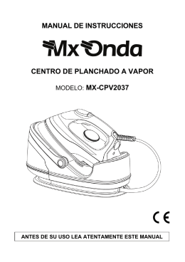 Instrucciones MX-CPV2037