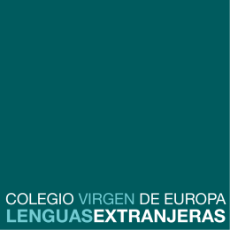 LENGUASEXTRANJERAS - Colegio Virgen de Europa