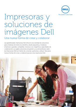 Impresoras y soluciones de imágenes Dell