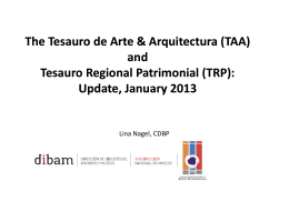 The Tesauro de Arte & Arquitectura (TAA) Tesauro de