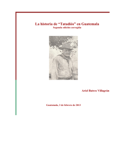 La historia de “Tatadiós” en Guatemala