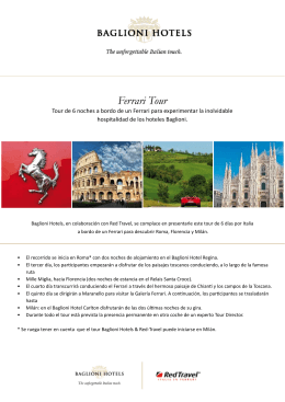 Ferrari Tour - Baglioni Hotels