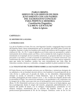 "LUMEN GENTIUM" - Agrupación Católica Universitaria