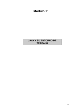 Java y su entorno II