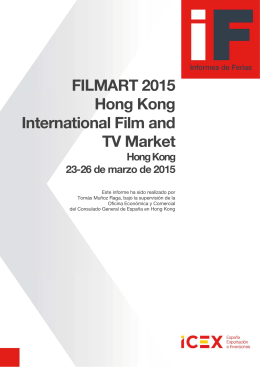 Informe FILMART 2015