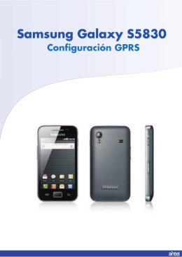 Configuración GPRS