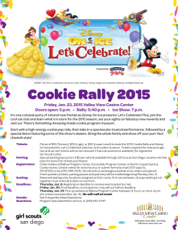 Cookie Rally 2015 - Girl Scouts San Diego