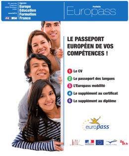 Europass - Agence Erasmus+ France / Education Formation