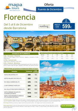 Florencia - DestinoEuropa