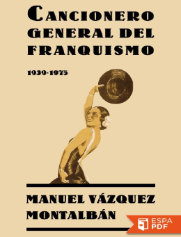 Cancionero general del franquis - Manuel Vazquez