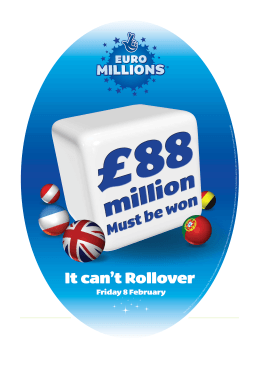 EuroMillions in-store: 28 Jan