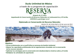 Ducks Unlimited de México a través de su programa de capacitación